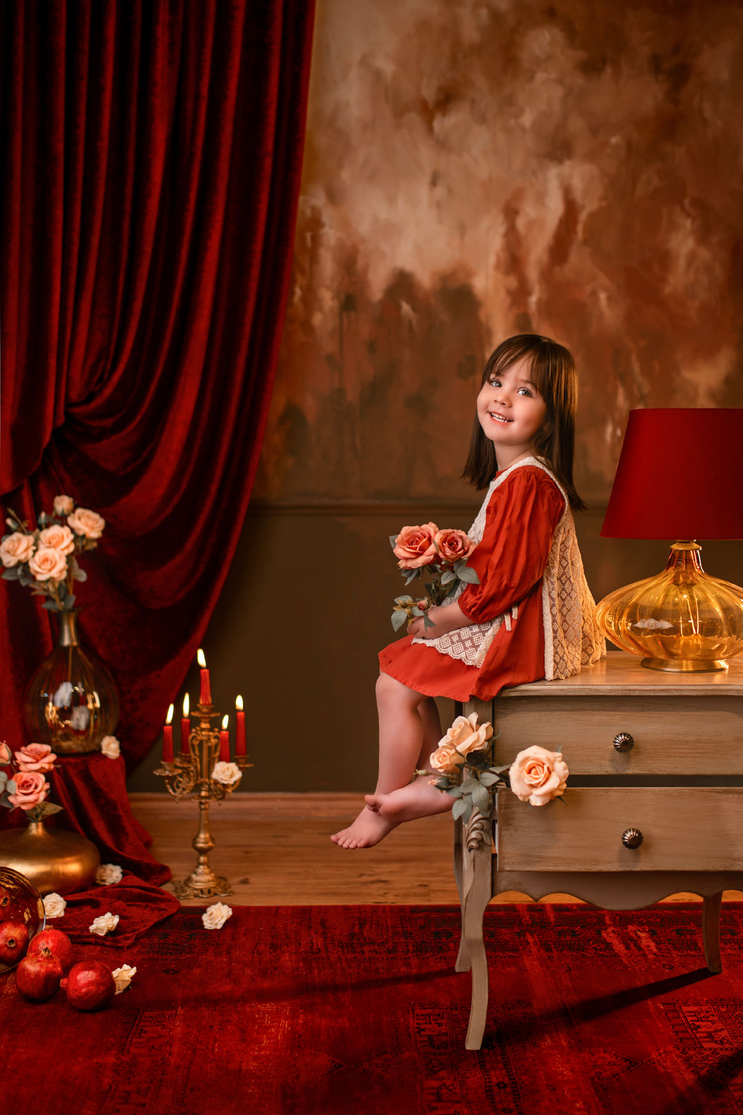 آتلیه کودک نویسا مشهد - عکاسی نوزاد و کودک با دکورهای روشن و مینیمال